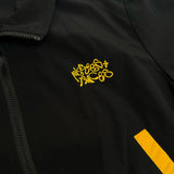CROPPED NYLON JACKET - BLACK