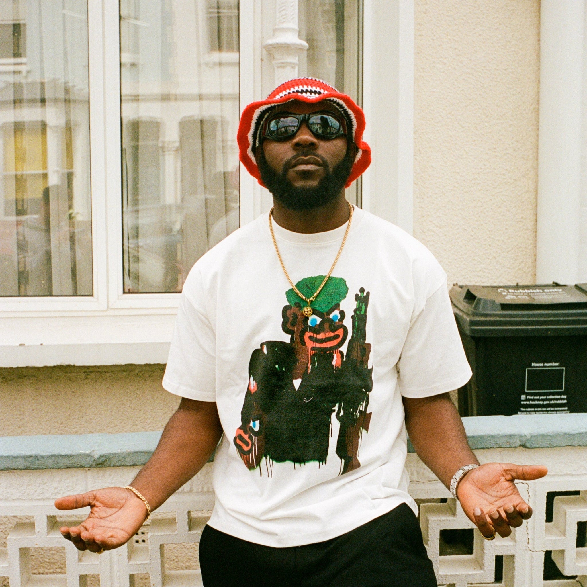 SLAWN x P+F TEE - WHITE