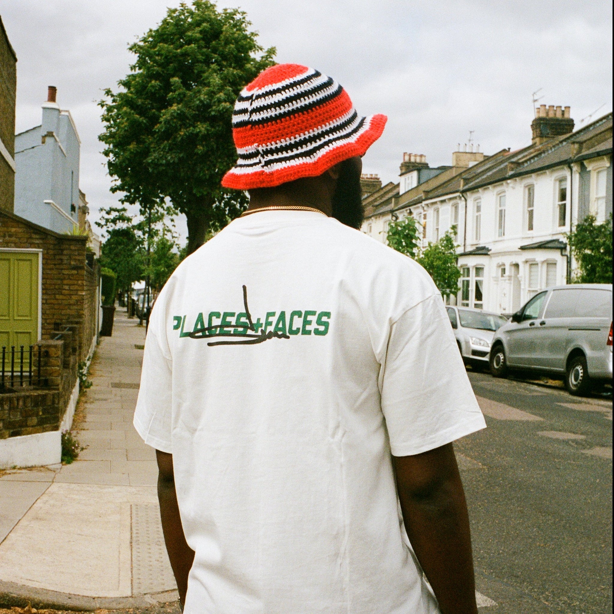 SLAWN x P+F TEE - WHITE