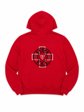P+F & GUESS HOODIE - RED