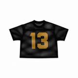 MESH TOP - BLACK/ YELLOW