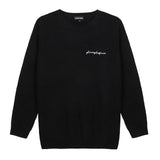 SEASONAL KNIT SWEATER - BLACK