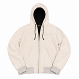 ZIP HOODED JACKET - BONE (1 of 1)