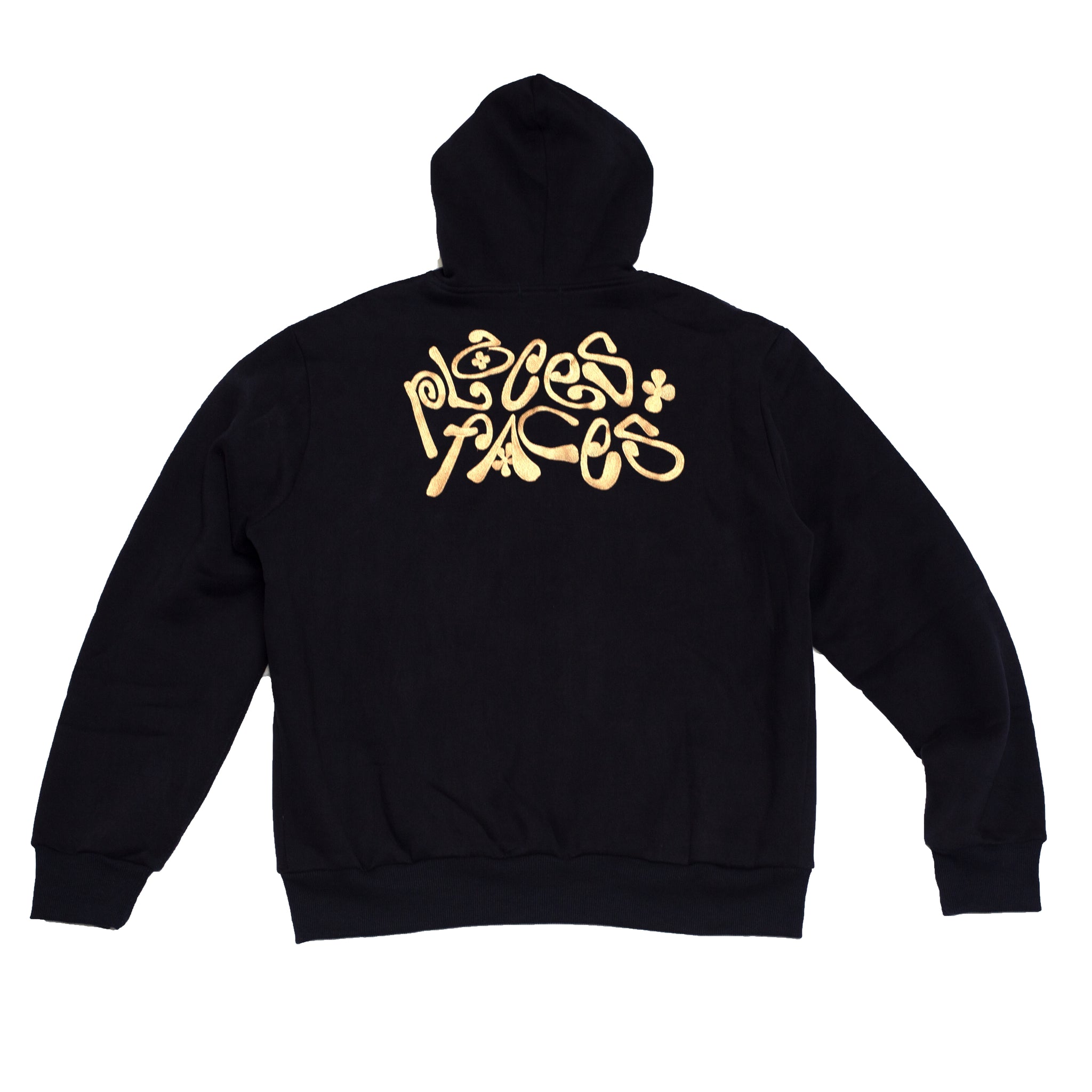 EMBLEM ZIP HOODIE - NAVY