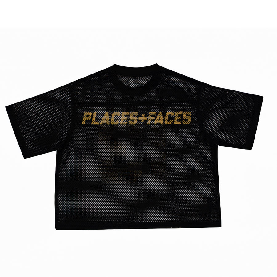 MESH TOP - BLACK/ YELLOW