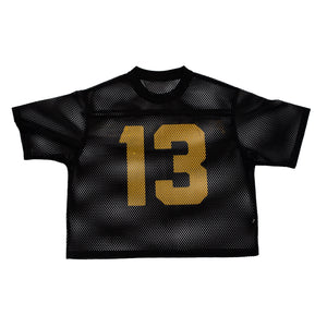 MESH TOP - BLACK/ YELLOW