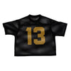 MESH TOP - BLACK/ YELLOW