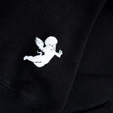 COZY ZIP HOODIE - BLACK