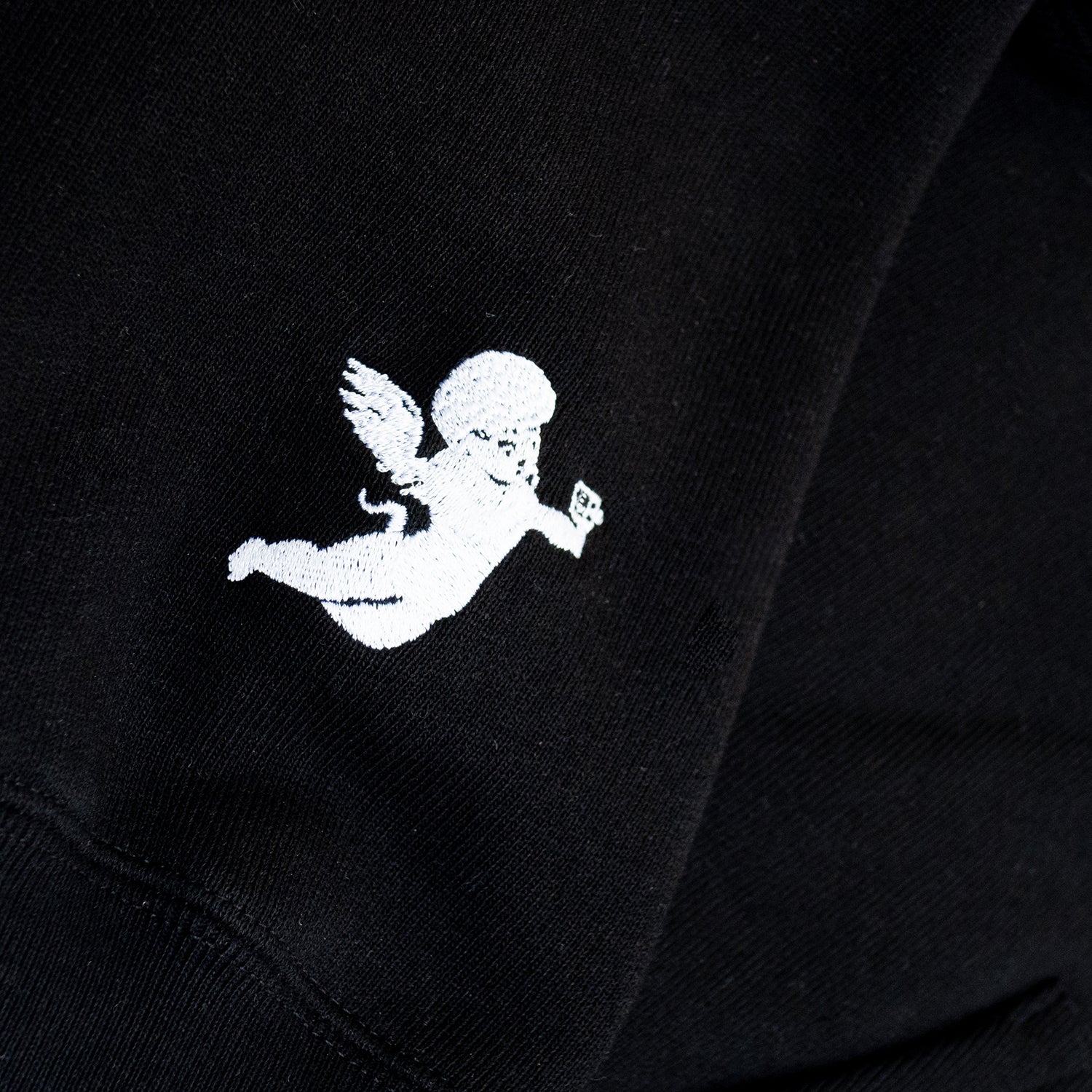 COZY ZIP HOODIE - BLACK