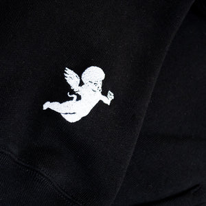 COZY ZIP HOODIE - BLACK