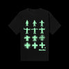 GLO MAN T-SHIRT - BLACK