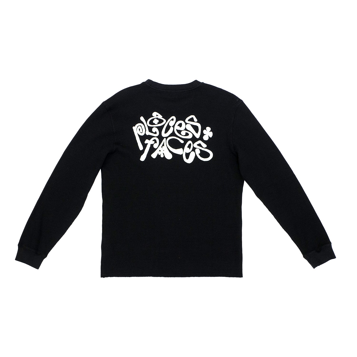 COZY WAFFLEKNIT - BLACK