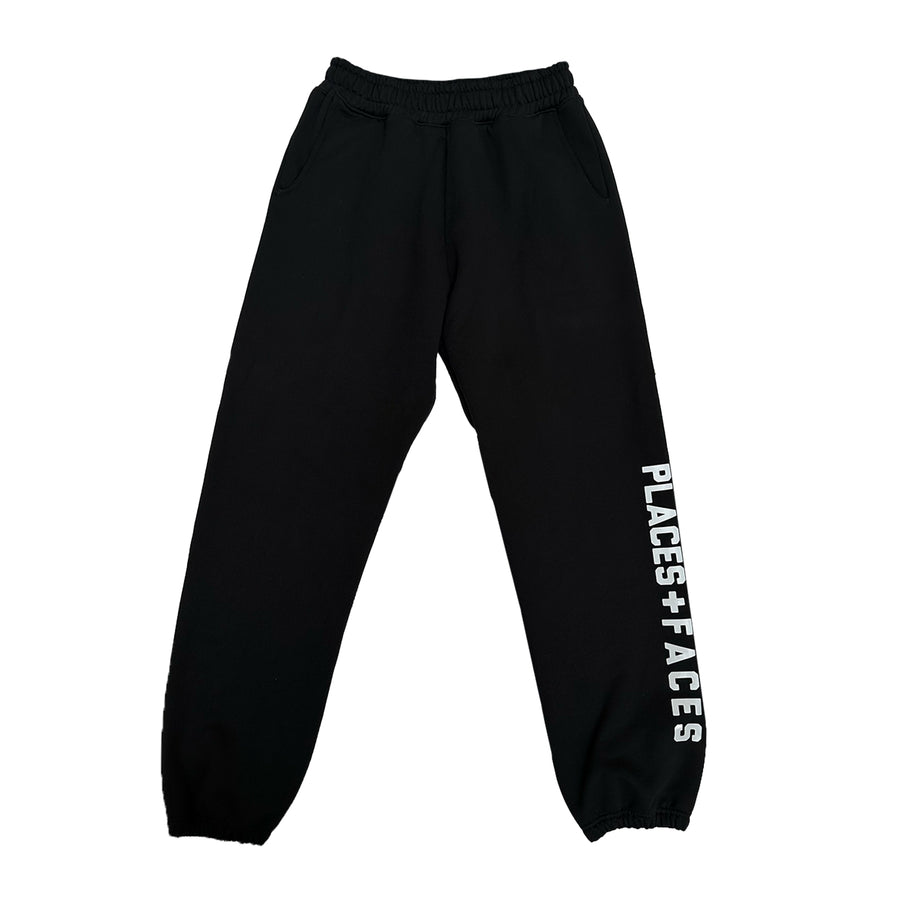 OG REFLECTIVE LOGO BOTTOMS - BLACK