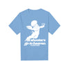 HEAVEN T-SHIRT - BLUE/WHITE