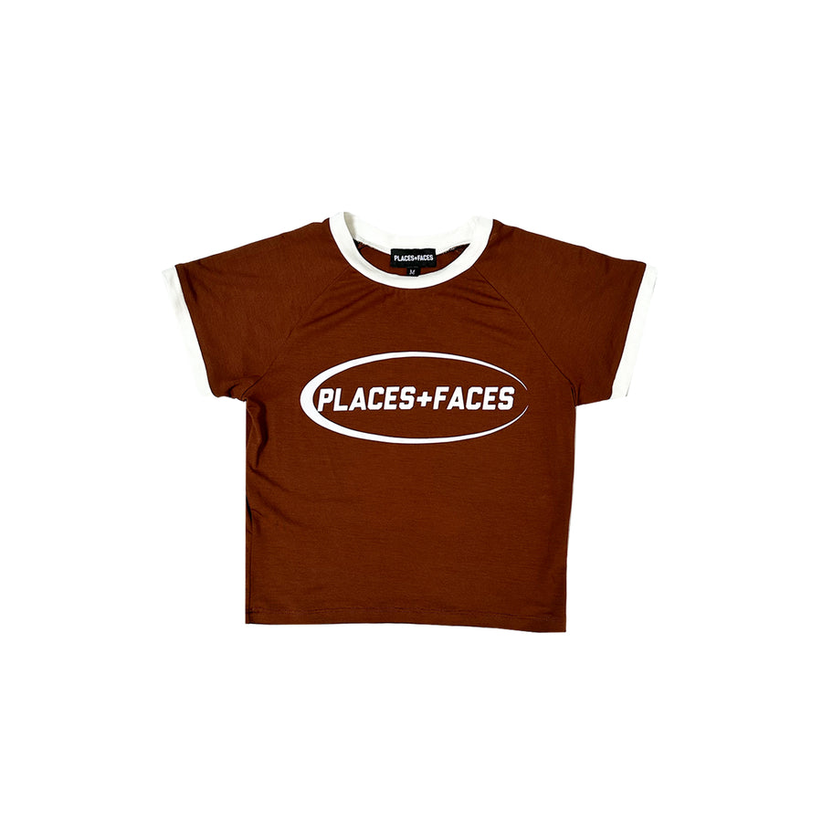 P+F BABY TEE - BROWN