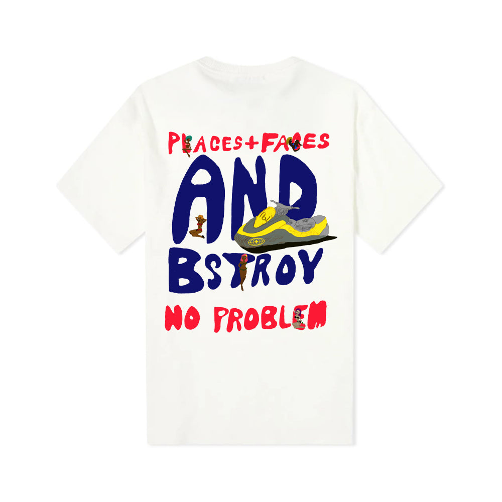 BSTROY x P+F TEE - WHITE