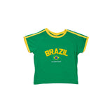 BRAZIL BABY TEE - GREEN (PRE-ORDER)