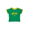 BRAZIL BABY TEE - GREEN (PRE-ORDER)