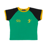 BABY TEE - GREEN/BLACK