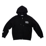 COZY ZIP HOODIE - BLACK