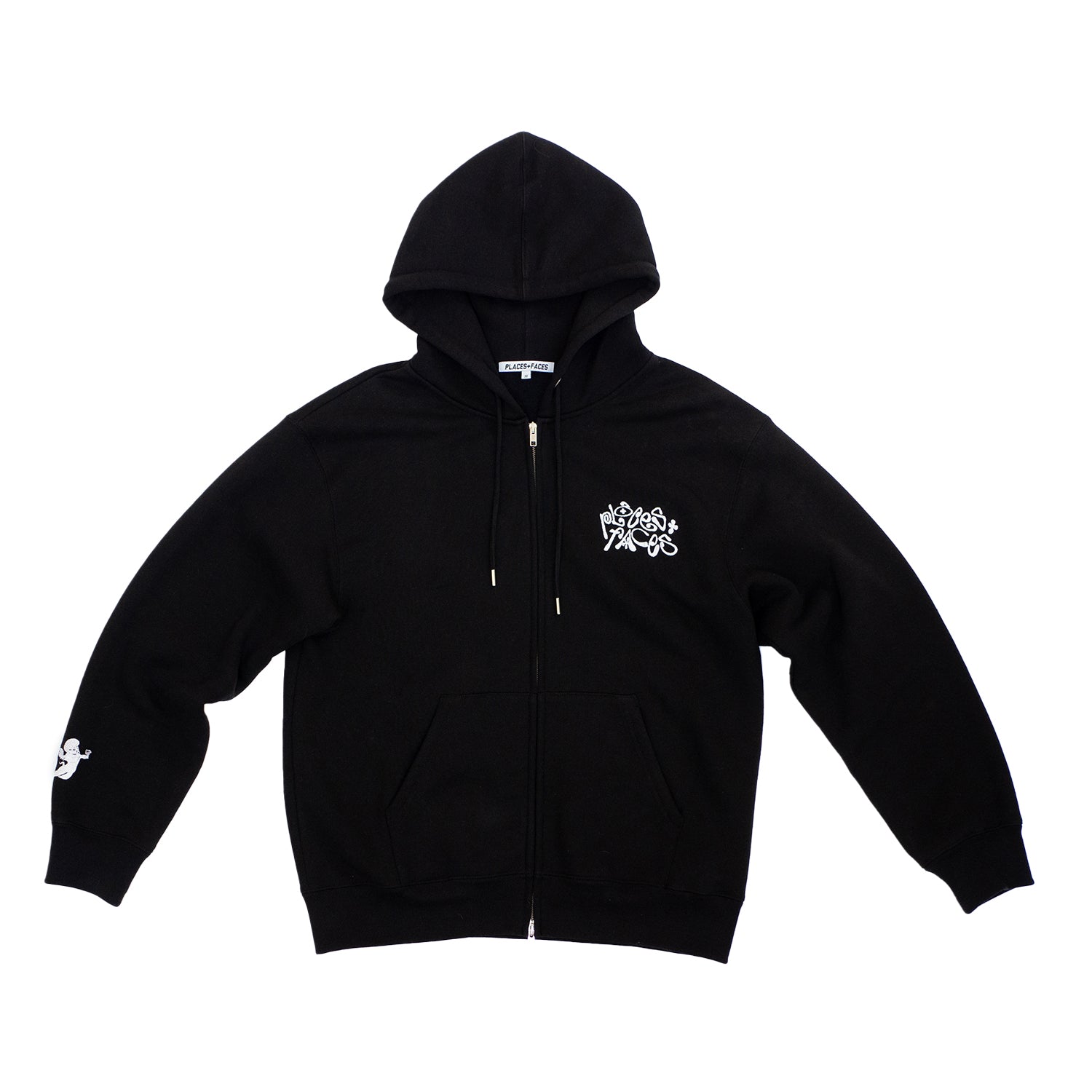 COZY ZIP HOODIE - BLACK