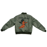 ANGEL MA-1 BOMBER JACKET - KHAKI