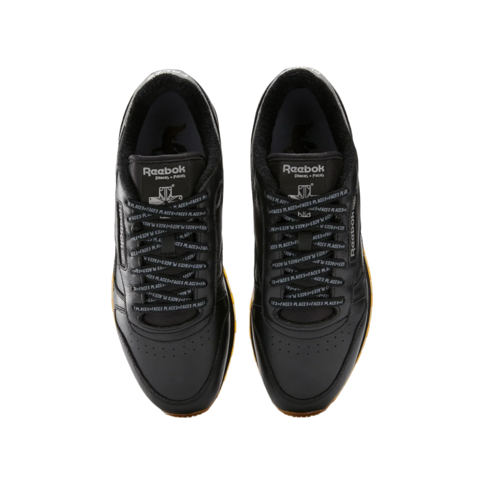 REEBOK x P+F CLASSIC LEATHER TRAINERS - BLACK
