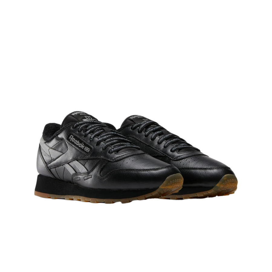 REEBOK x P+F CLASSIC LEATHER TRAINERS - BLACK