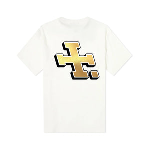 P+F x RIZLA TEE - WHITE/ GOLD