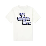 P+F x RIZLA TEE - WHITE/ BLUE