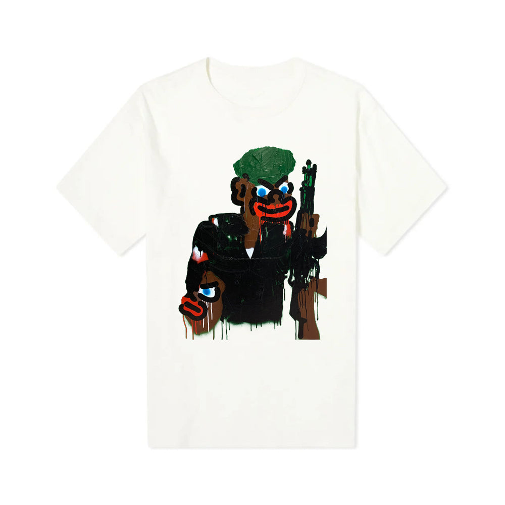 SLAWN x P+F TEE - WHITE