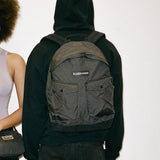 NYLON BACKPACK - RIPSTOP BLACK