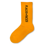 ORANGE P+F LOGO SOCKS