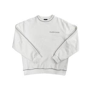 3M PIPING CREWNECK - WHITE