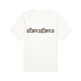 SHIBUYA T-SHIRT - WHITE/BROWN (CLASSIC TEE)