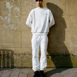 3M PIPING SWEATPANTS - WHITE