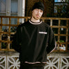 3M PIPING CREWNECK - BLACK