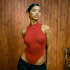 P+F BODYSUIT - RED/ WHITE