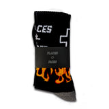 FLAME SOCKS - BLACK