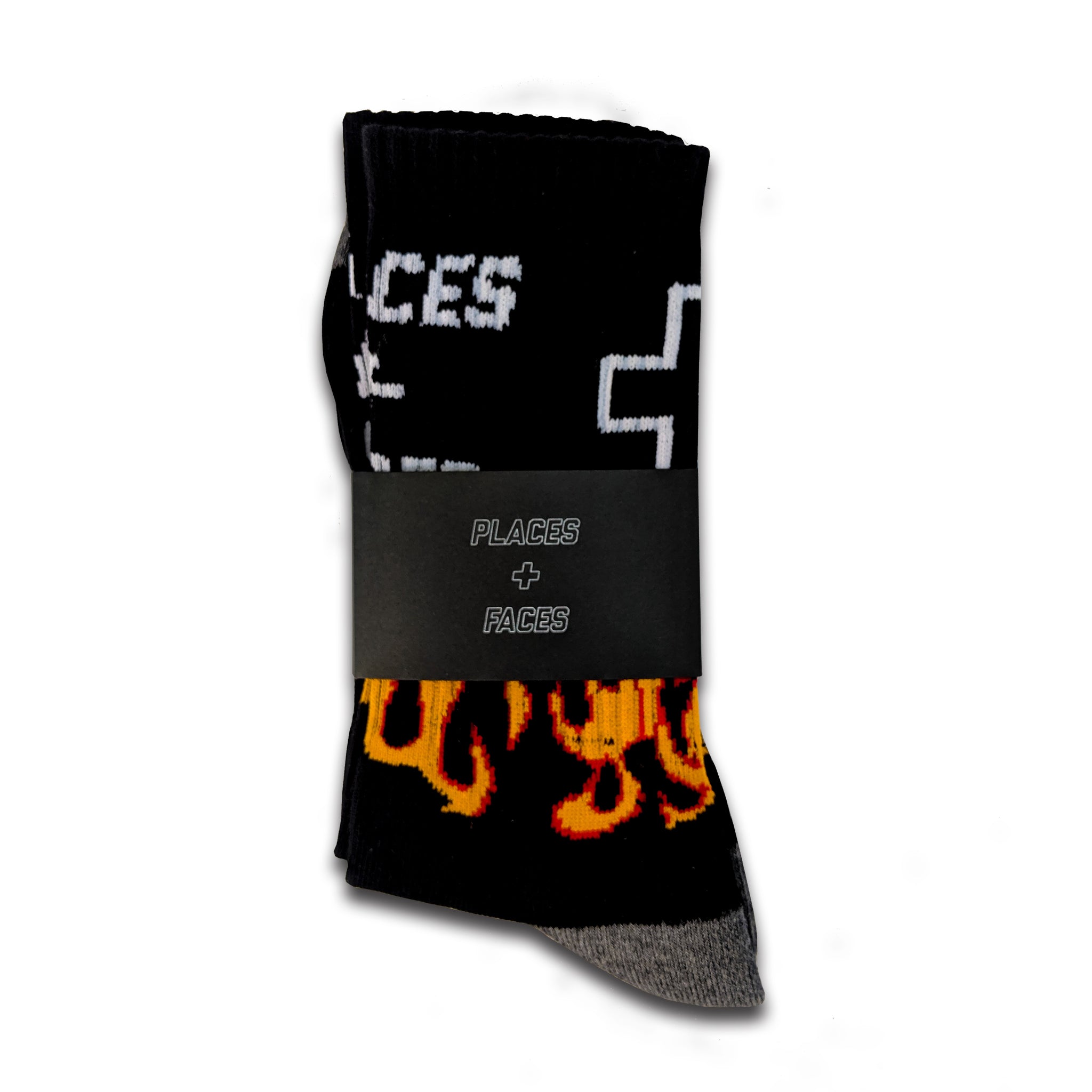 FLAME SOCKS - BLACK