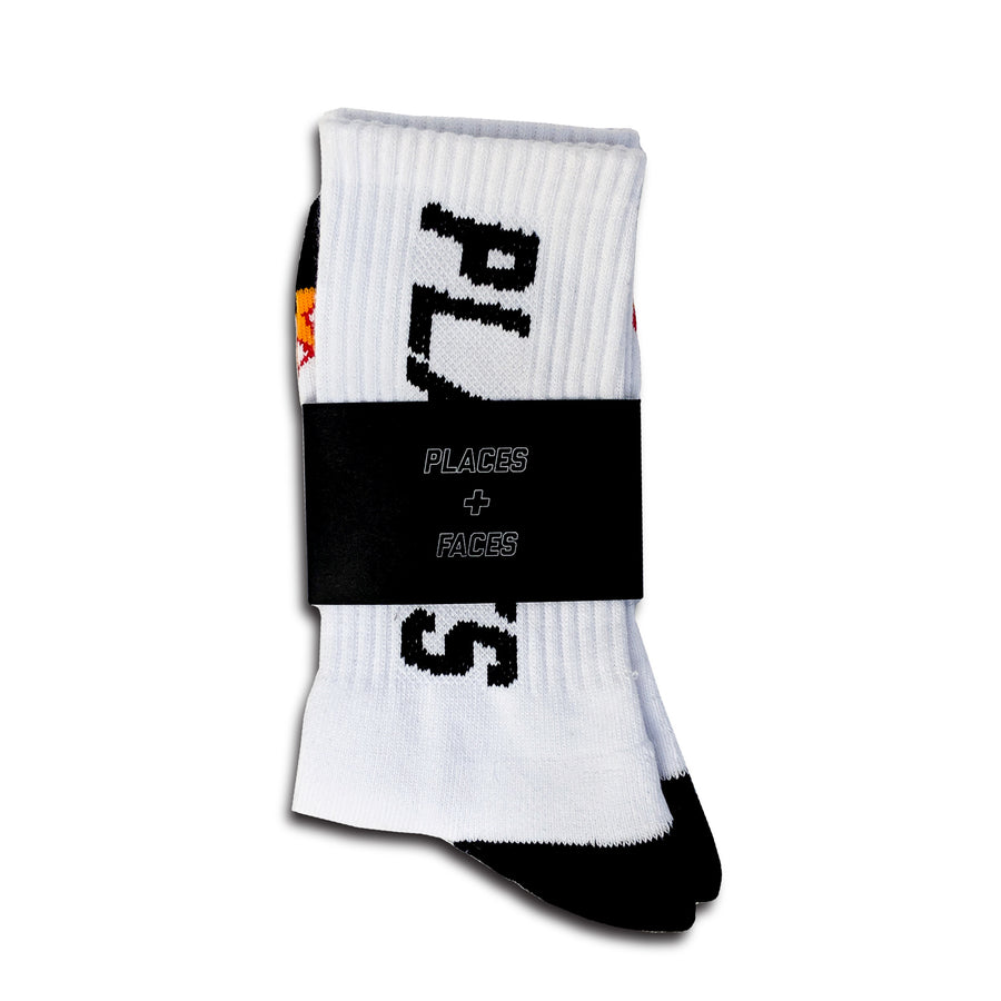 WHITE FLAME SOCKS