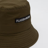LOGO TAB BUCKET HAT - KHAKI