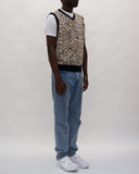 LEO-PLUS JERSEY VEST - CREAM