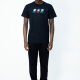 BROADCAST T-SHIRT  - BLACK