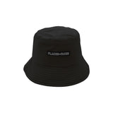 LOGO TAB BUCKET HAT - BLACK