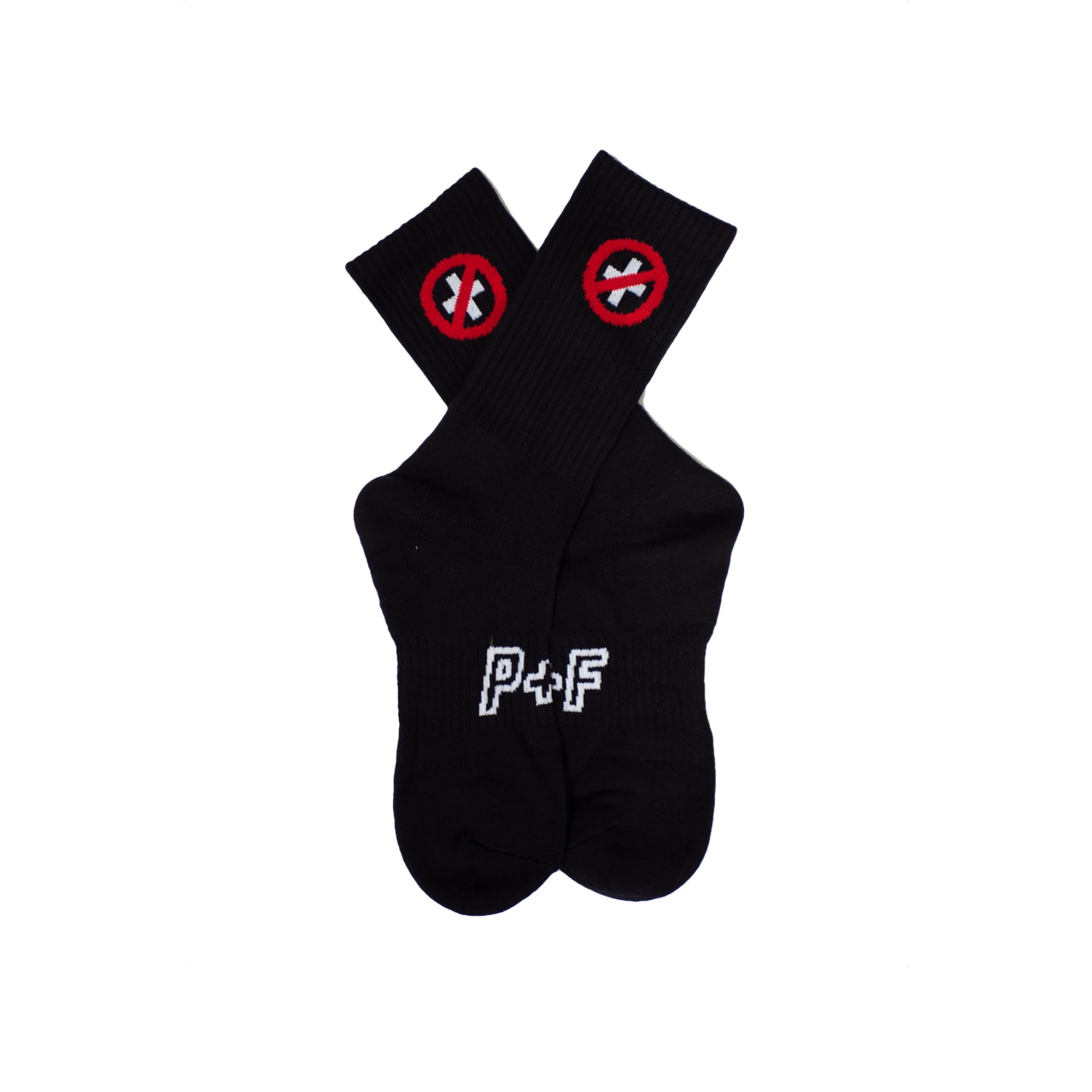CAUTION SOCKS - BLACK