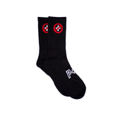CAUTION SOCKS - BLACK
