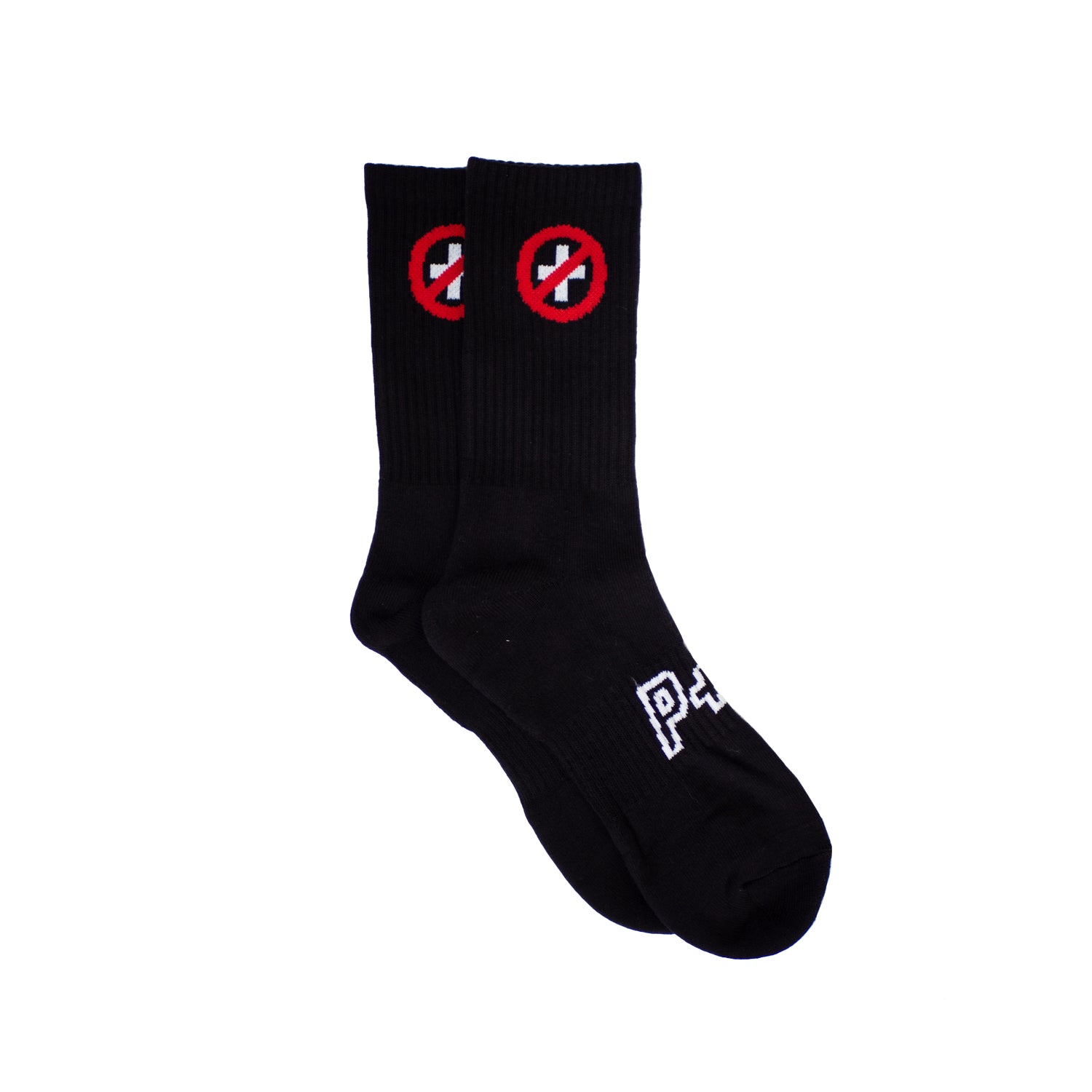 CAUTION SOCKS - BLACK