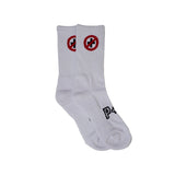 CAUTION SOCKS - WHITE